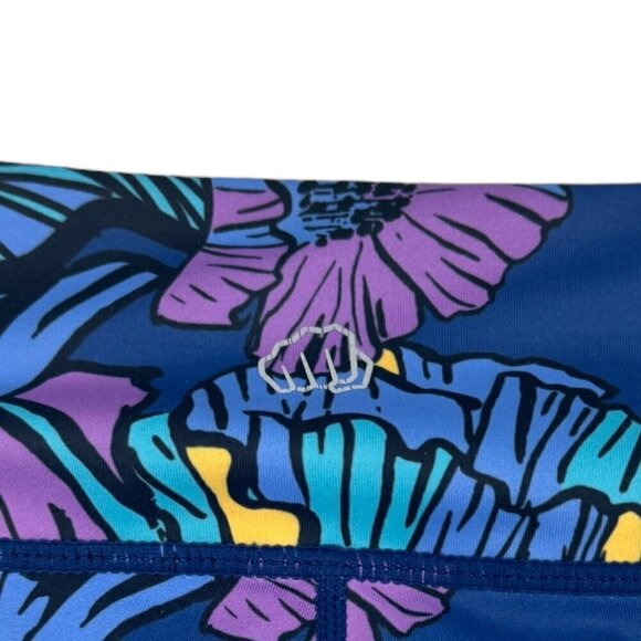 Feed Me Fight Me Floral/Artsy Leggings Women's Size Medium - Picture 4 of 6